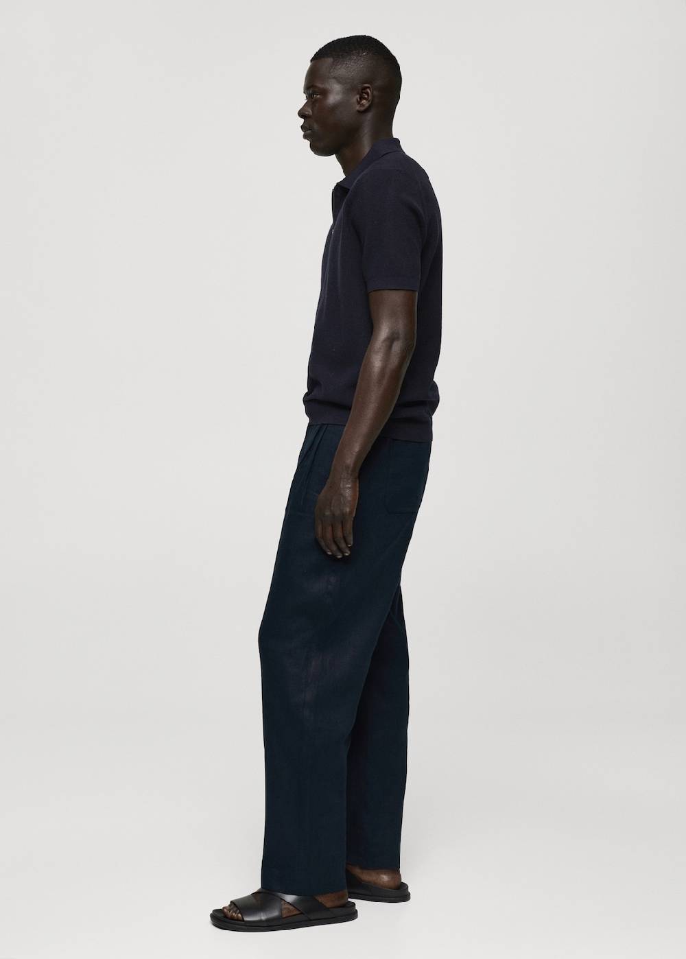 Mango Strick-Poloshirt mit Reißverschluss Weihnachtsangebot