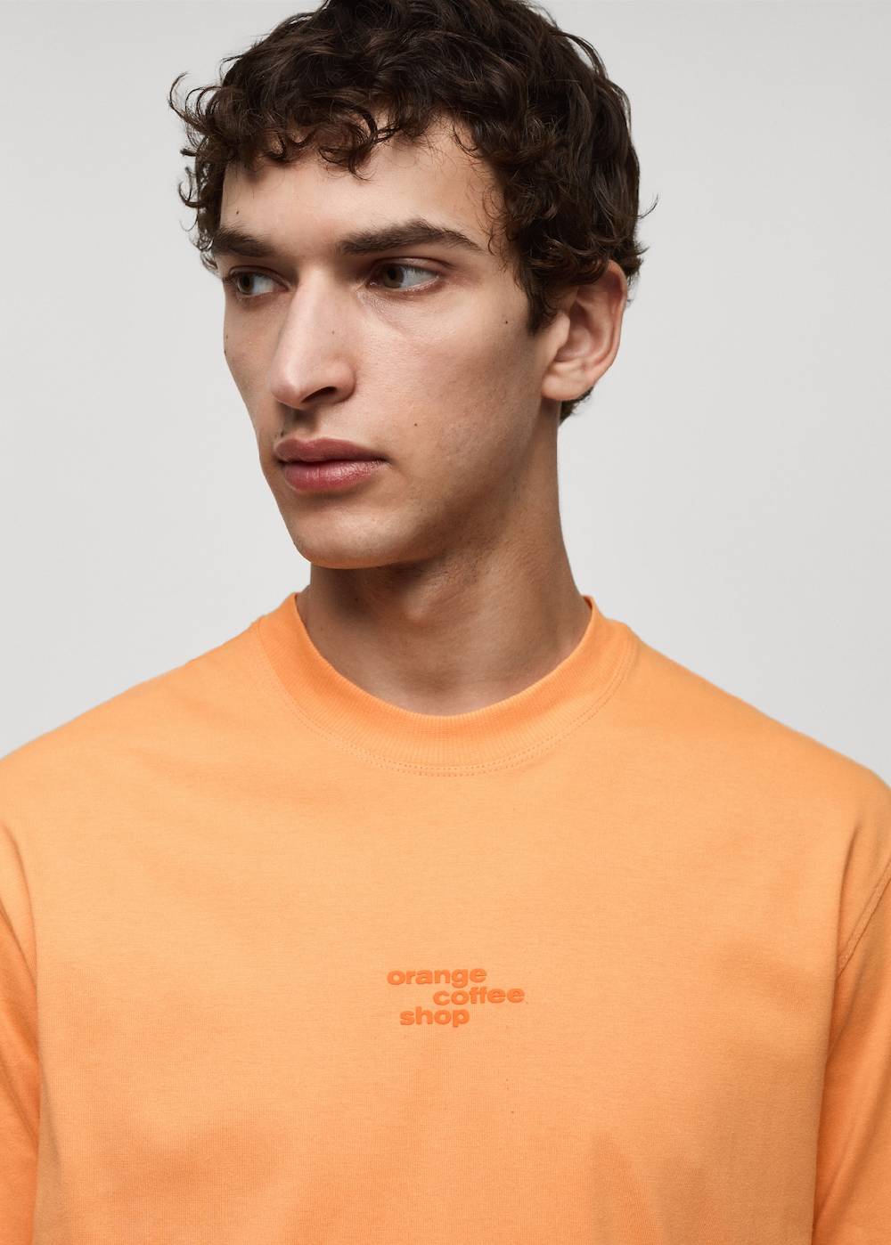 Mango Gemustertes T-Shirt aus 100 % Baumwolle Vatertagsangebot