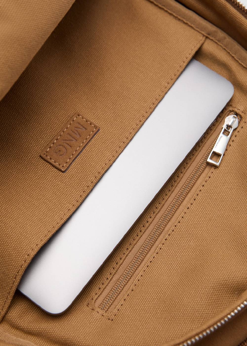 Mango Kombinierter Canvas-Rucksack Jubiläumsangebot
