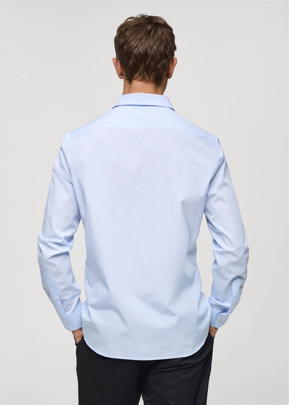 Mango Gestreiftes Regular-Fit.Hemd aus 100 % Baumwolle Neueste Mode