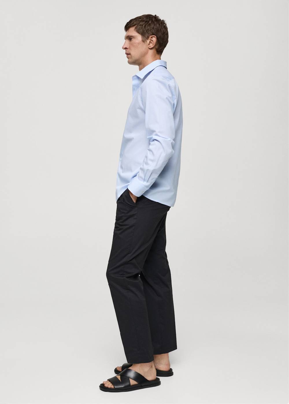 Mango Gestreiftes Regular-Fit.Hemd aus 100 % Baumwolle Neueste Mode