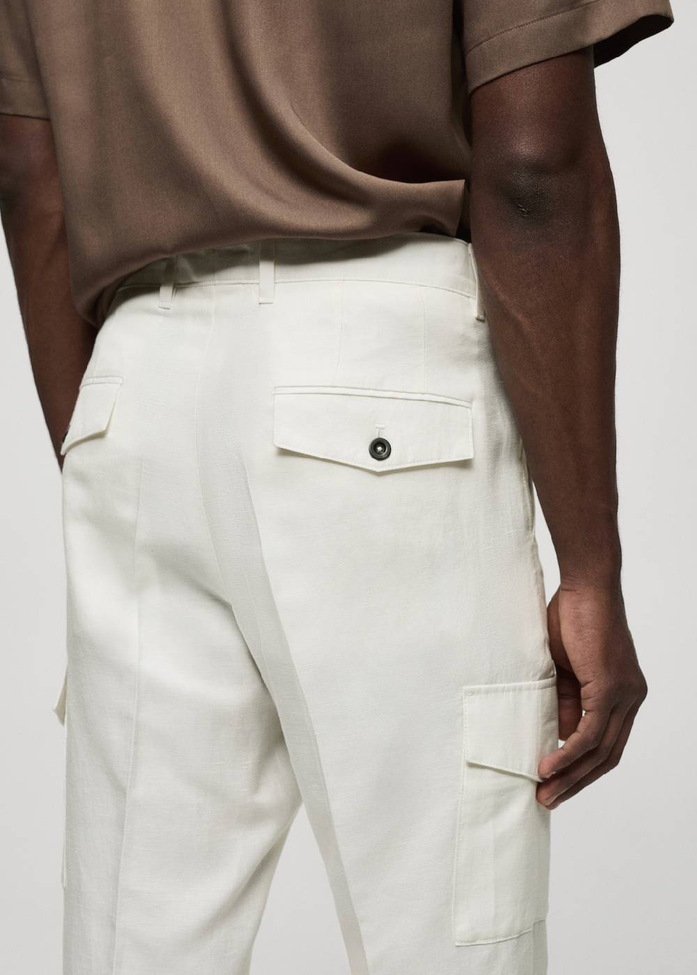 Mango Cargo-Hose aus Leinengemisch Zeitlich begrenztes Angebot
