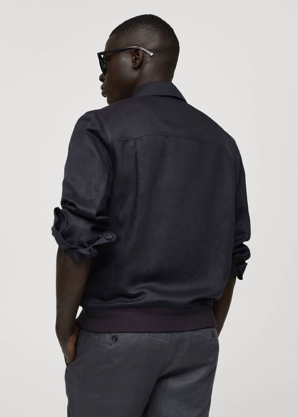 Mango Overshirt aus Tencel-Leinenmischung Große Rabatte