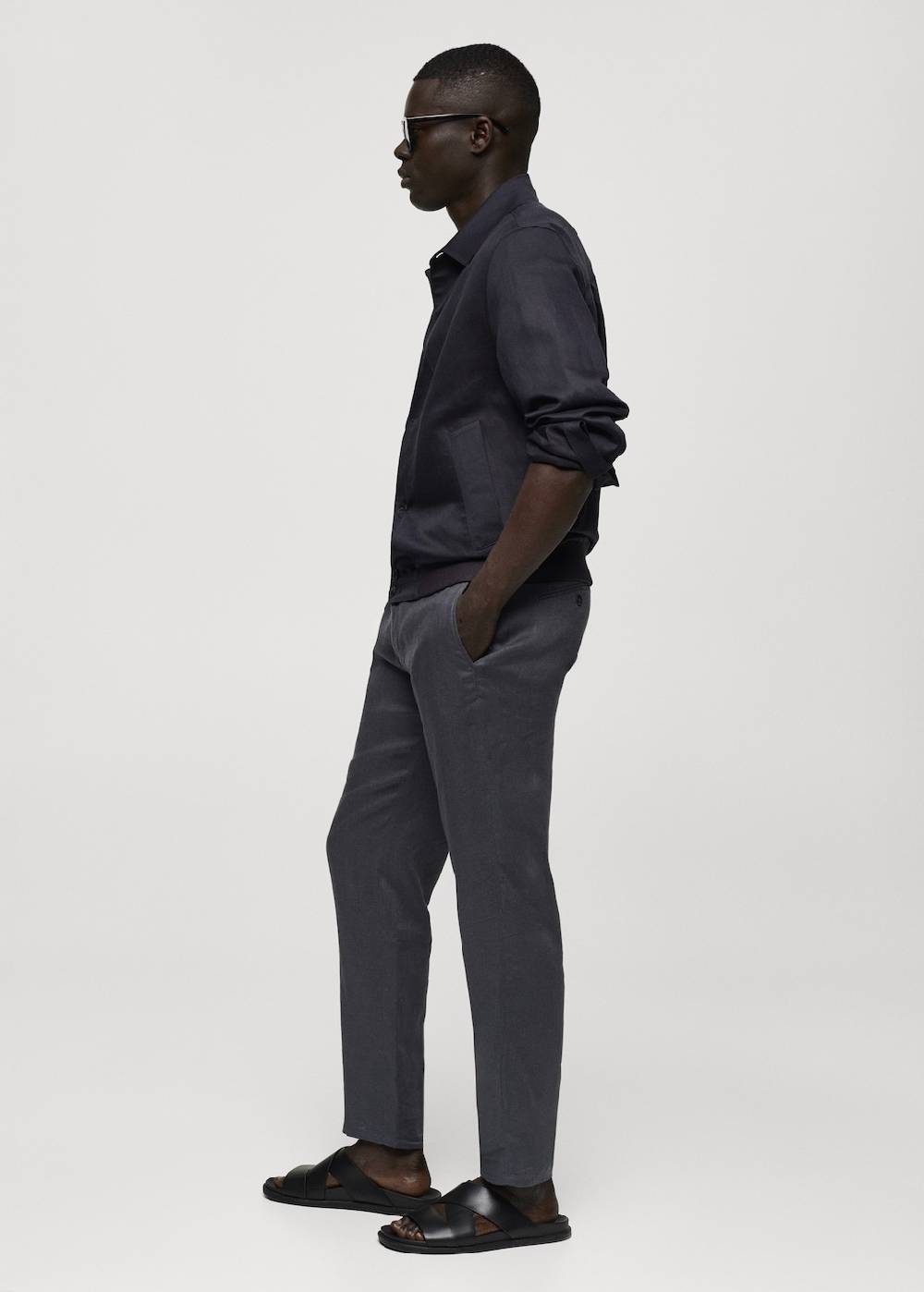 Mango Overshirt aus Tencel-Leinenmischung Große Rabatte