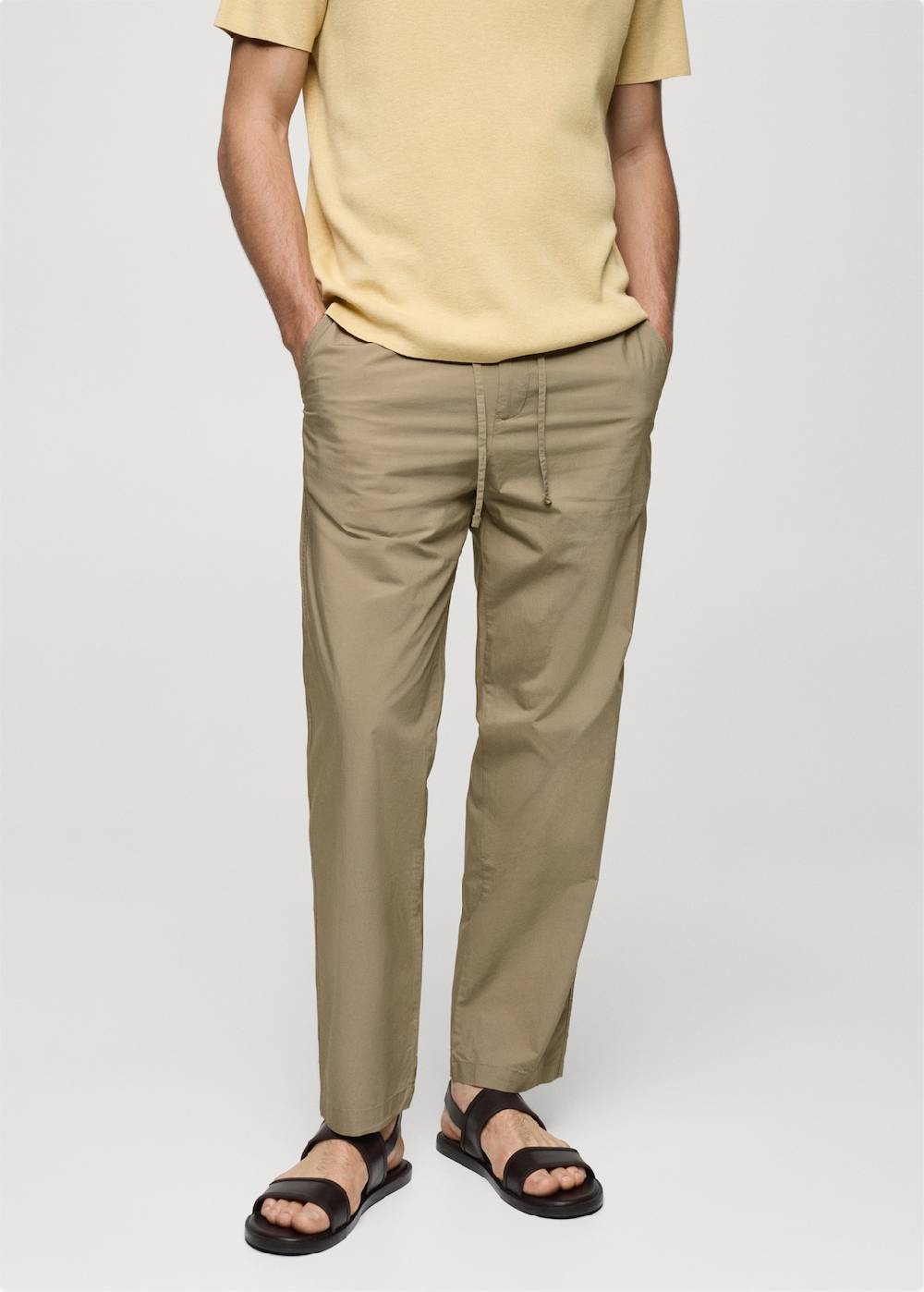 Mango Baumwollhose mit Kordel Neuheiten