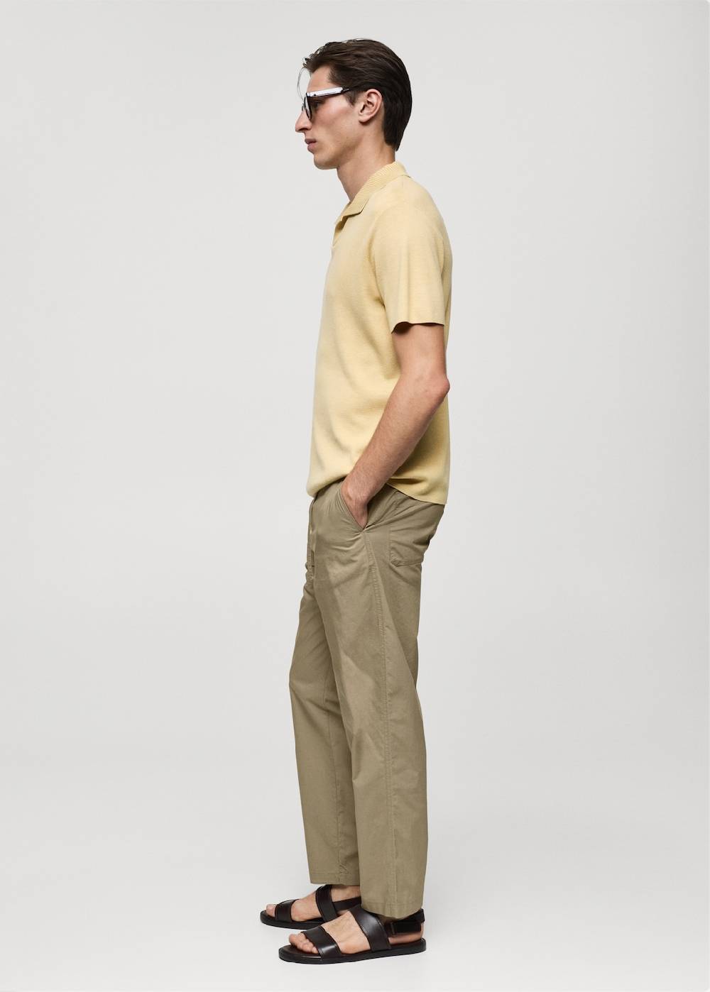 Mango Baumwollhose mit Kordel Neuheiten