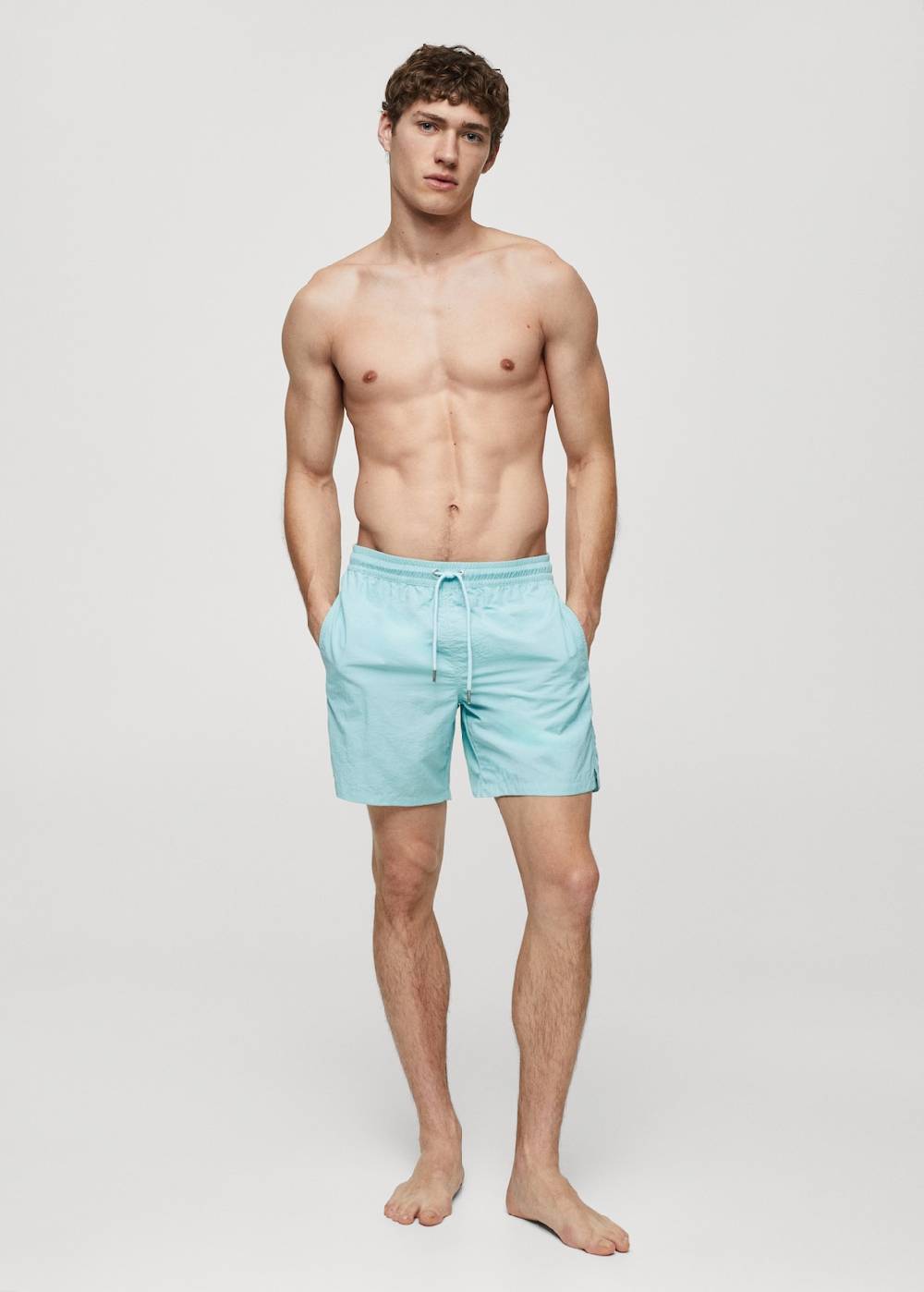 Mango Basic-Badeshorts mit Kordelzug Tägliche Deals
