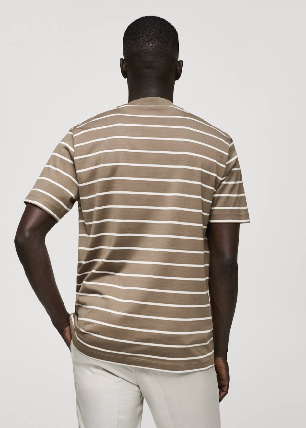 Mango Gestreiftes Baumwoll-Shirt Super Sparpreis