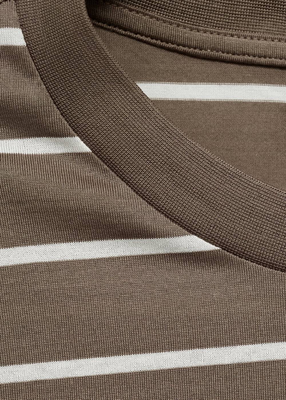 Mango Gestreiftes Baumwoll-Shirt Super Sparpreis