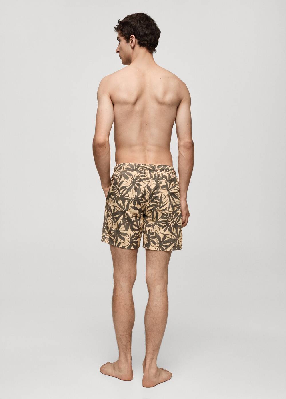 Mango Badeshorts mit floralem Dessin Letzte 3 Tage