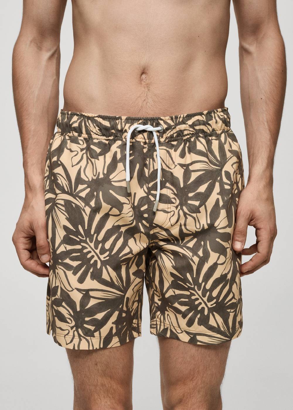 Mango Badeshorts mit floralem Dessin Letzte 3 Tage