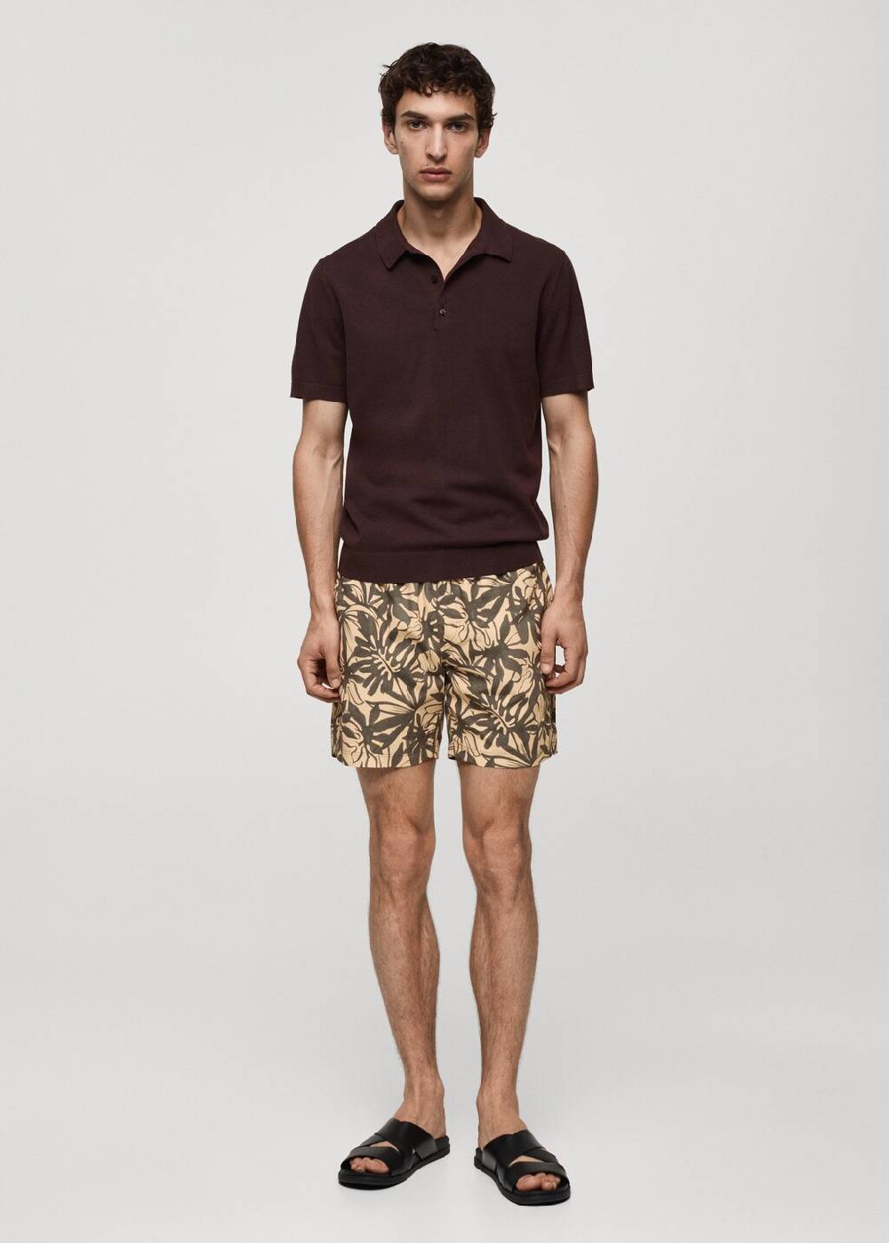 Mango Badeshorts mit floralem Dessin Letzte 3 Tage
