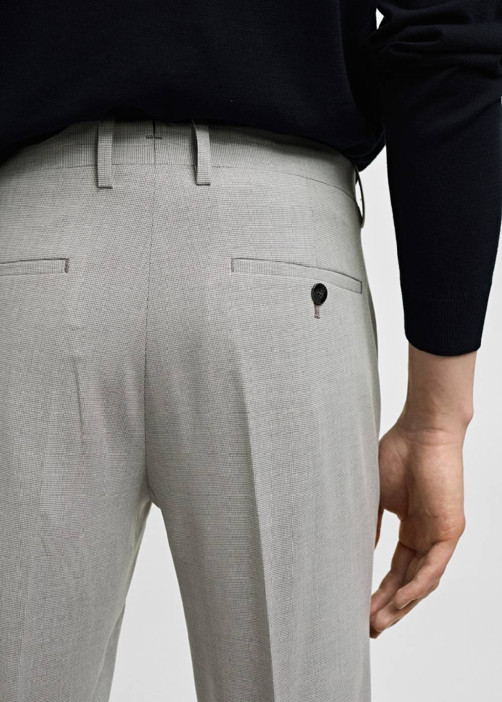 Mango Super Slim Fit-Anzughose aus Stretchstoff Letzte 2 Tage