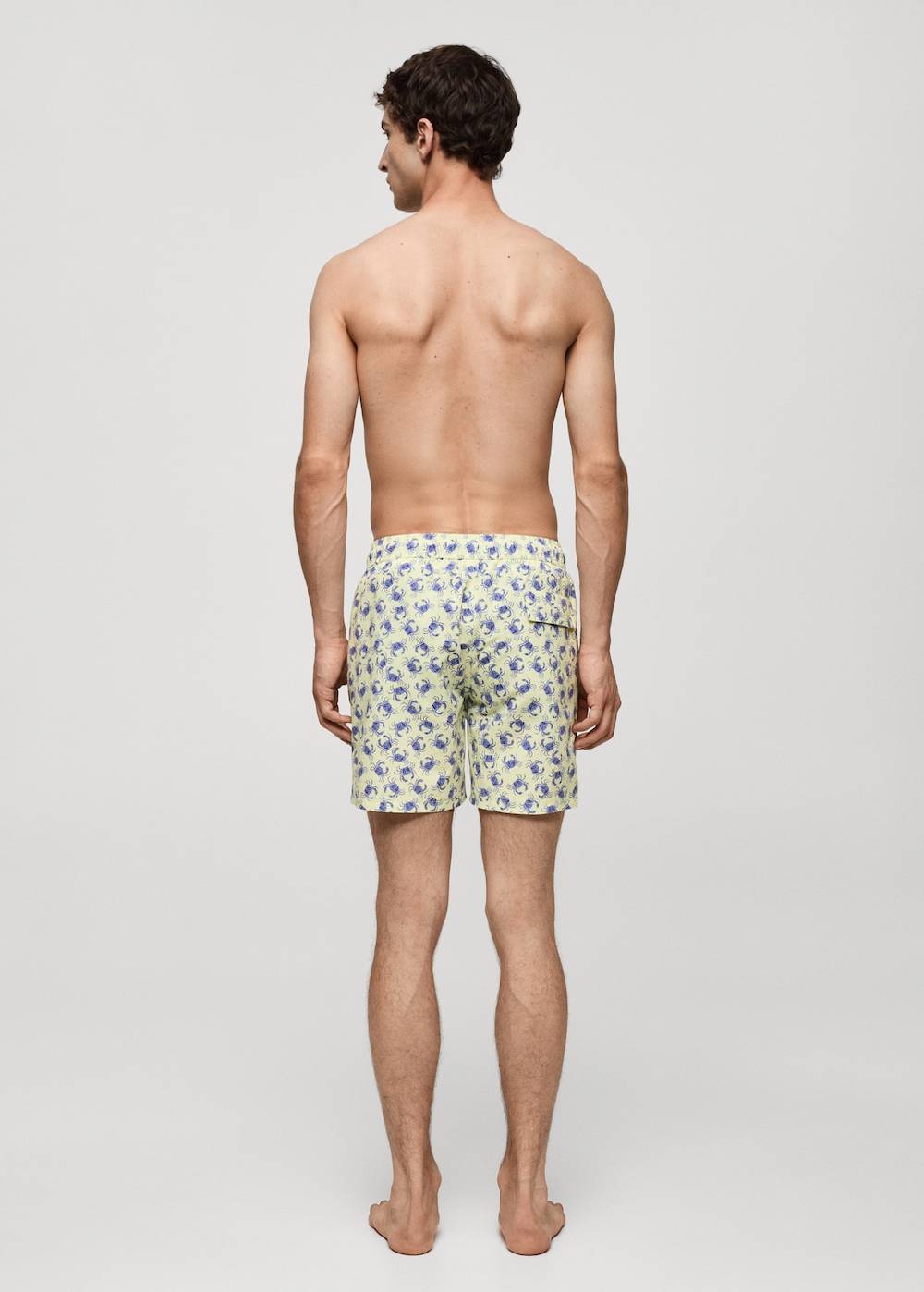 Mango Badeshorts mit Krebsmotiv Letzter Tag