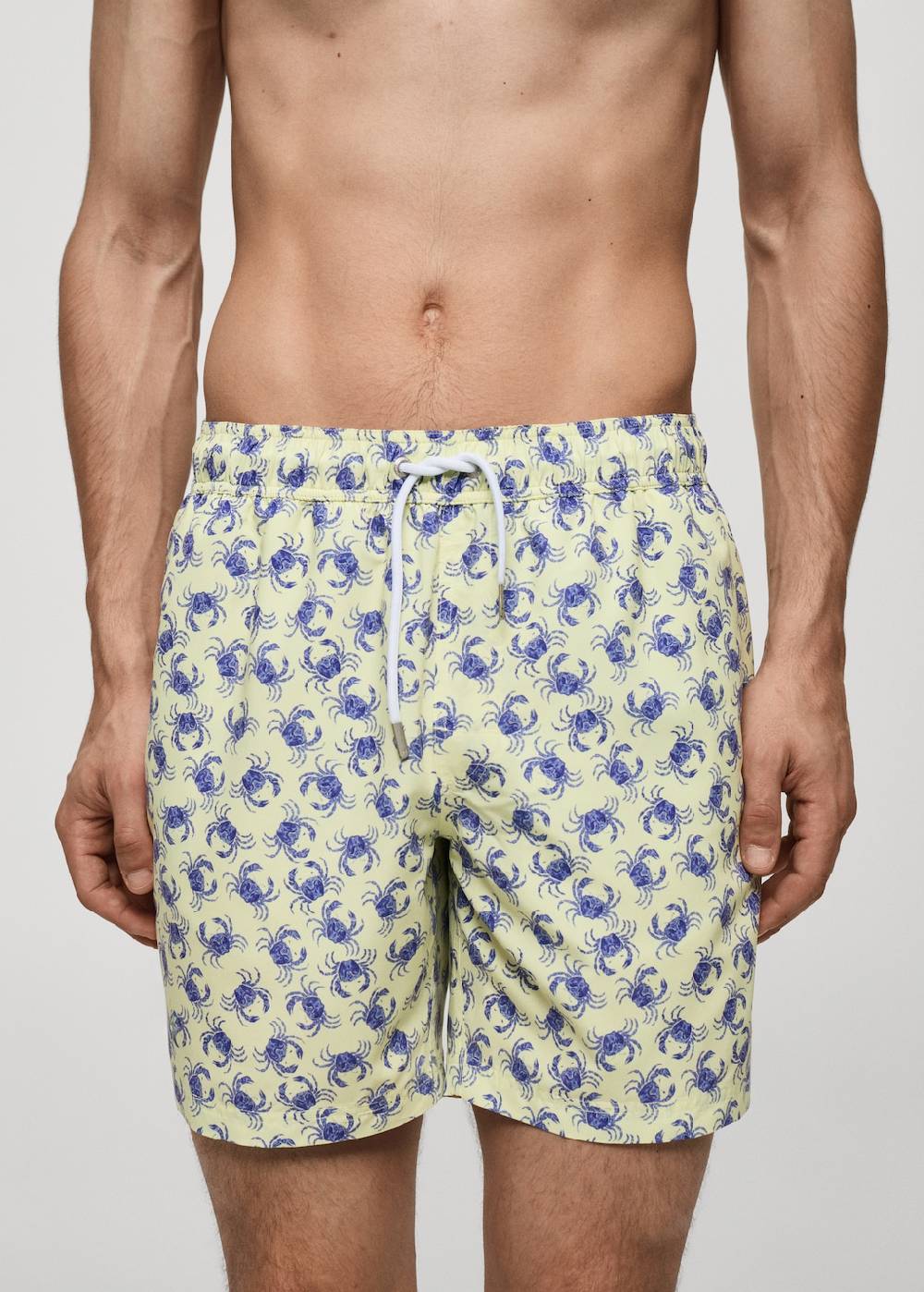 Mango Badeshorts mit Krebsmotiv Letzter Tag