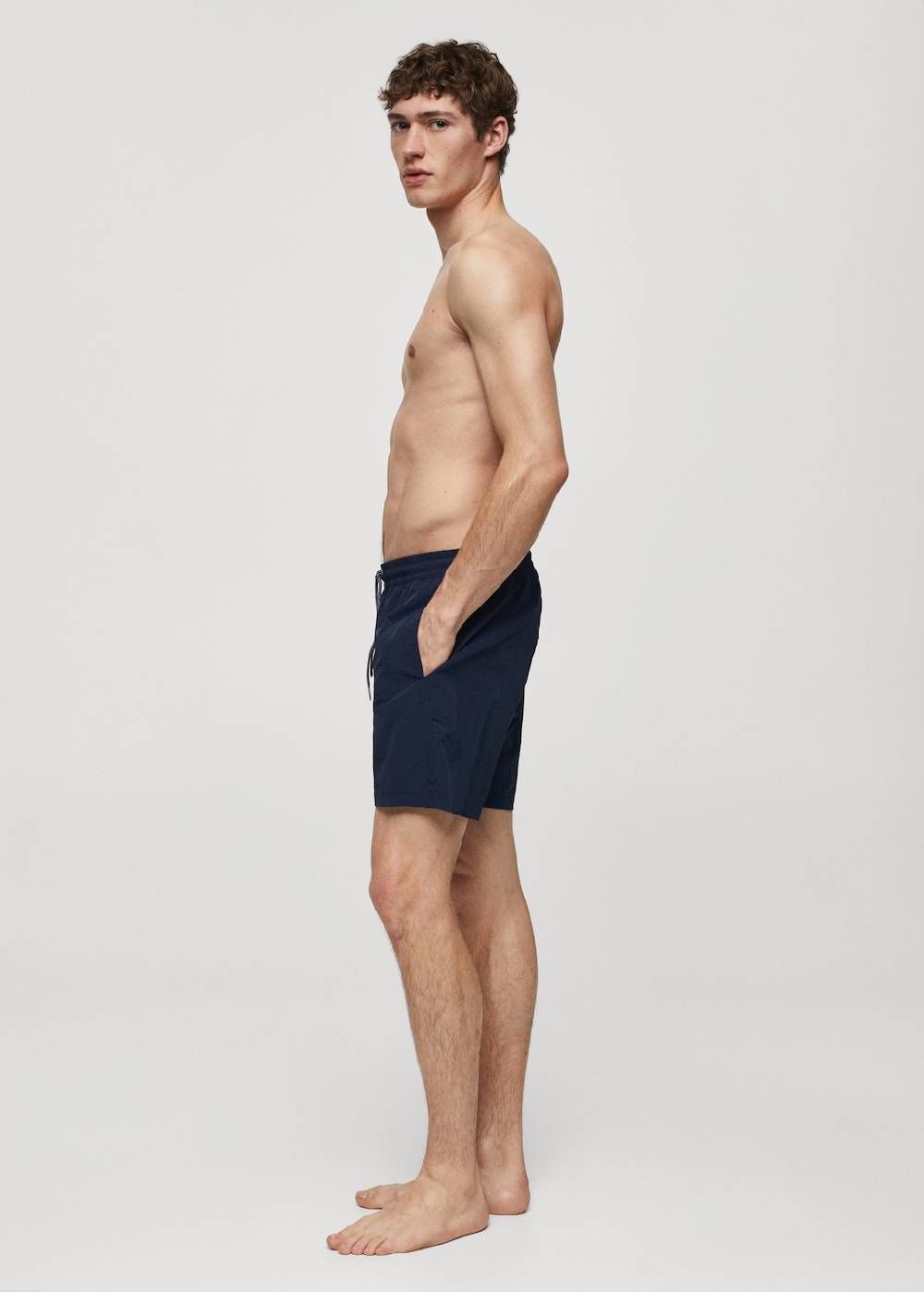 Mango Basic-Badeshorts mit Kordelzug Bis zu 50% Rabatt