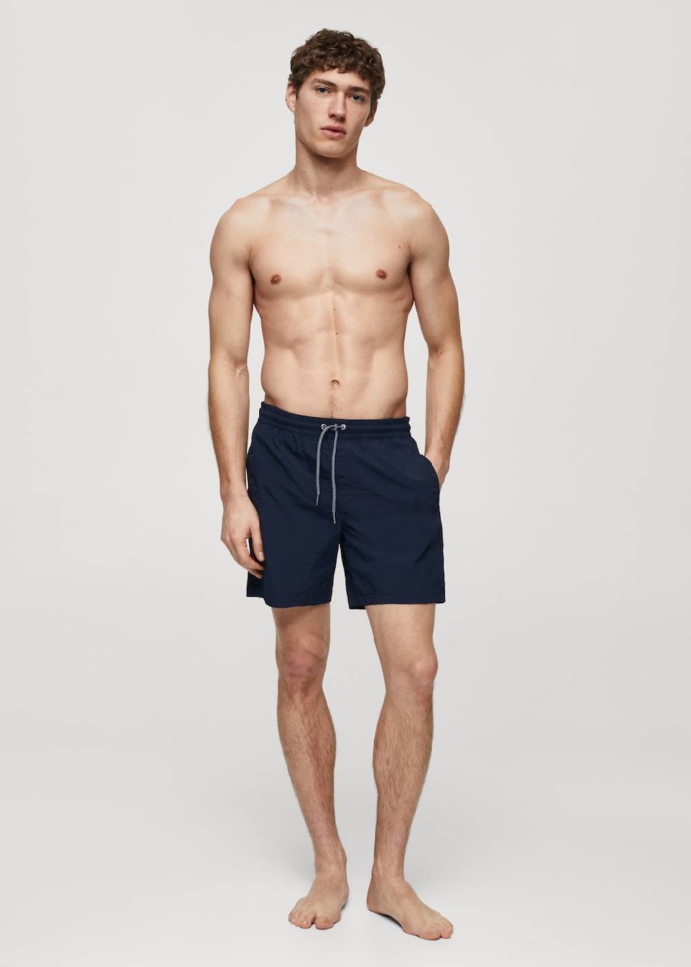 Mango Basic-Badeshorts mit Kordelzug Bis zu 50% Rabatt