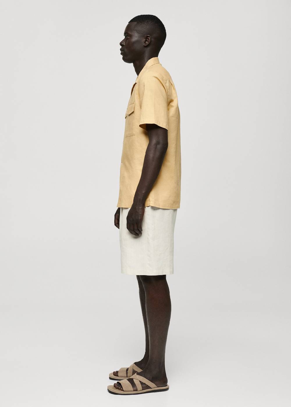 Mango Regular Fit-Hemd aus Leinen mit Baumwolle Bis zu 60% Rabatt