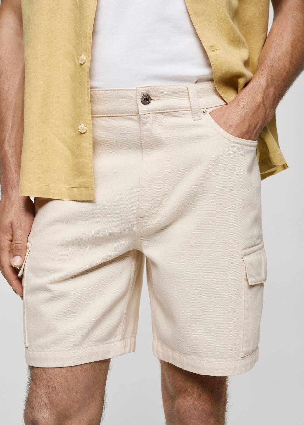 Mango Jeans-Bermudashorts aus Baumwolle im Cargo-Stil Bis zu 65% Rabatt