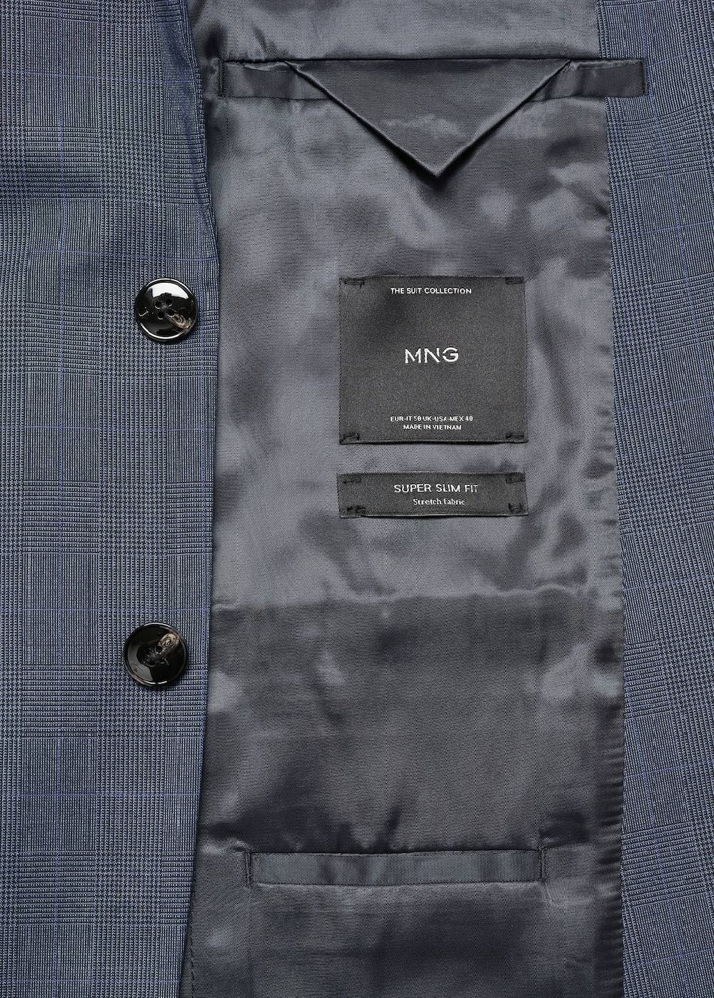 Mango Super Slim Fit-Anzugsakko aus Stretchgewebe Nur für heute