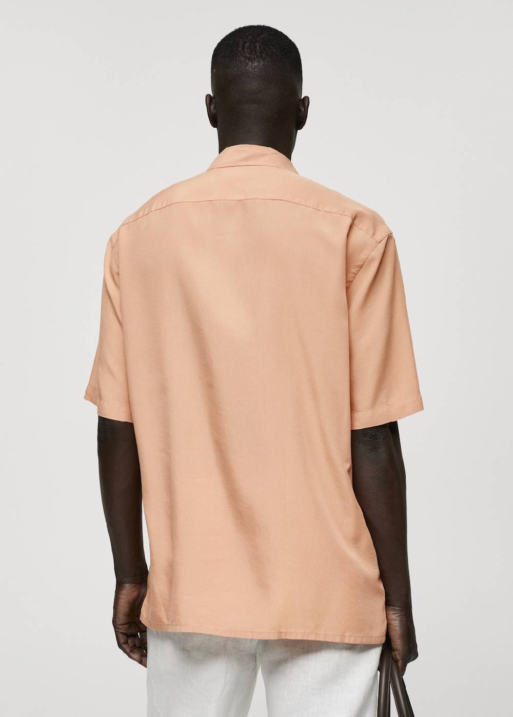 Mango Relaxed-Fit-Hemd aus 100 % Tencel Riesige Rabatte