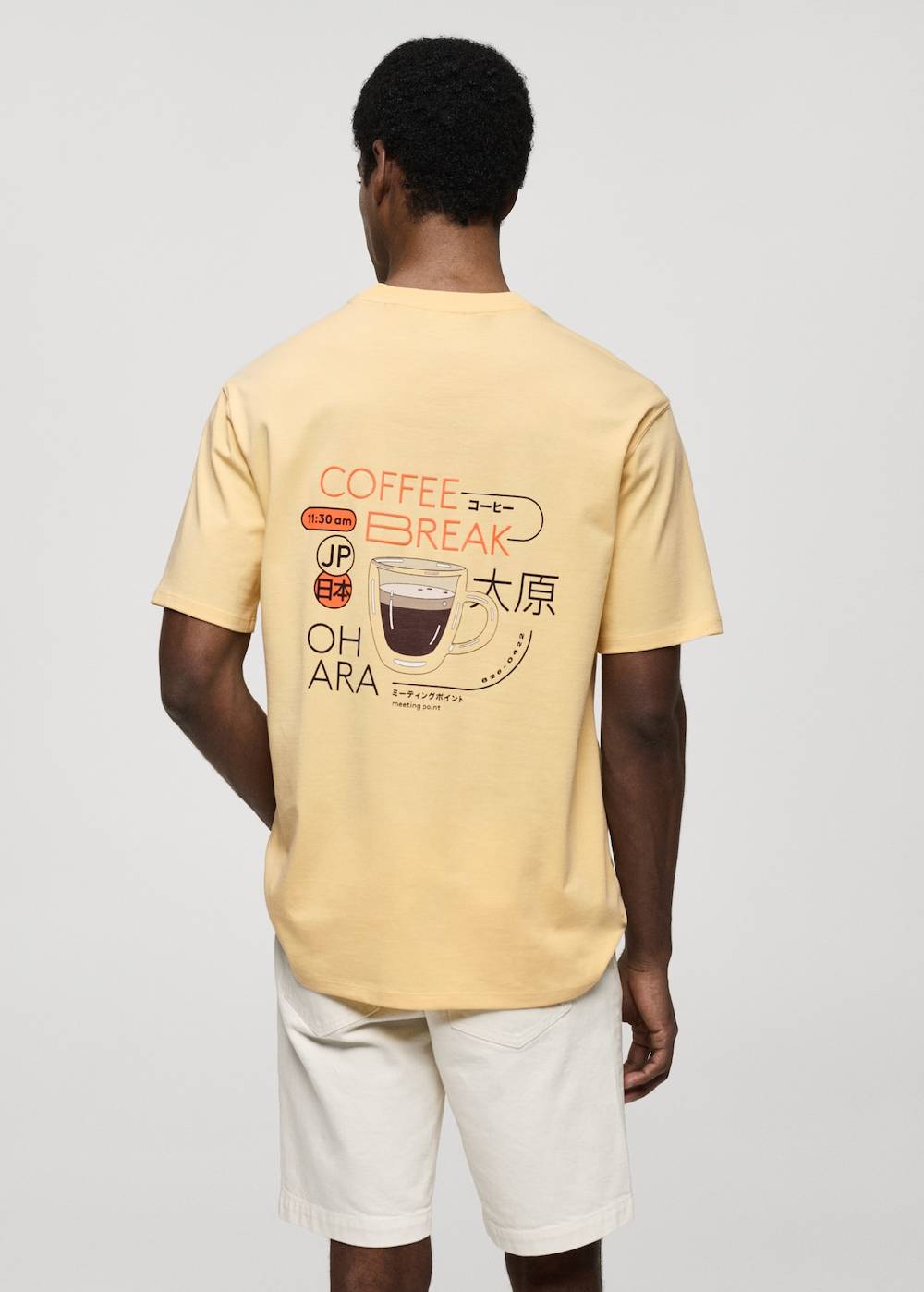 Mango Bedrucktes Baumwoll-T-Shirt 50% Rabatt mit kostenlosem Versand