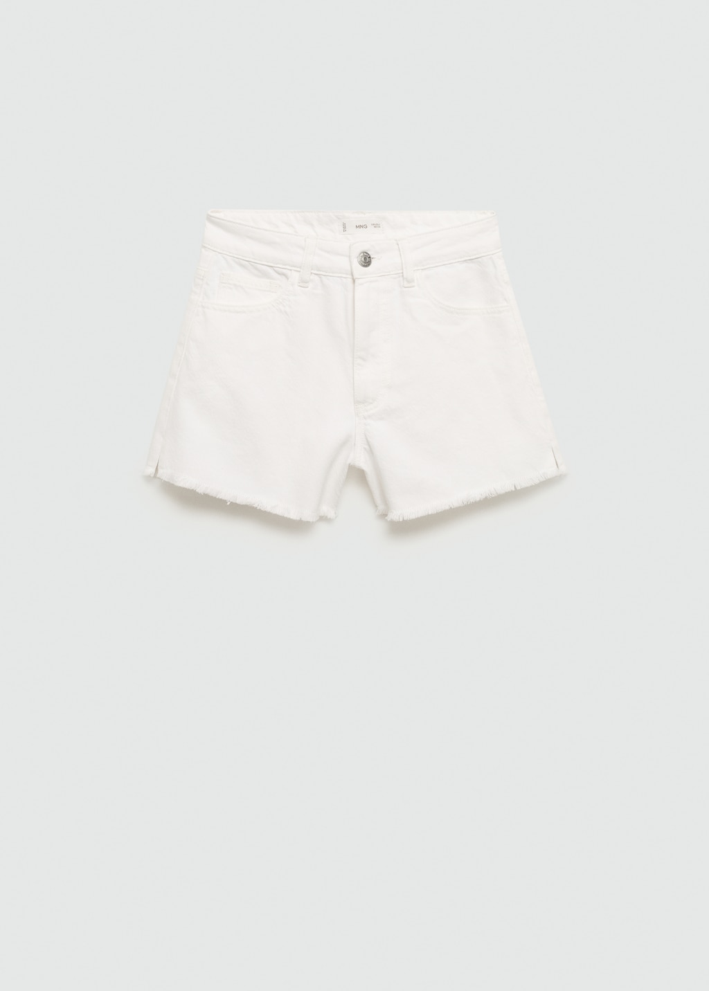 Mango Shorts mit ausgefranstem Saum 2025