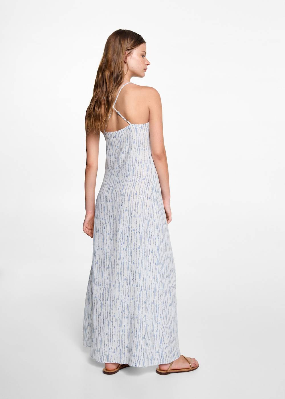 Mango Langes, bedrucktes Kleid Online