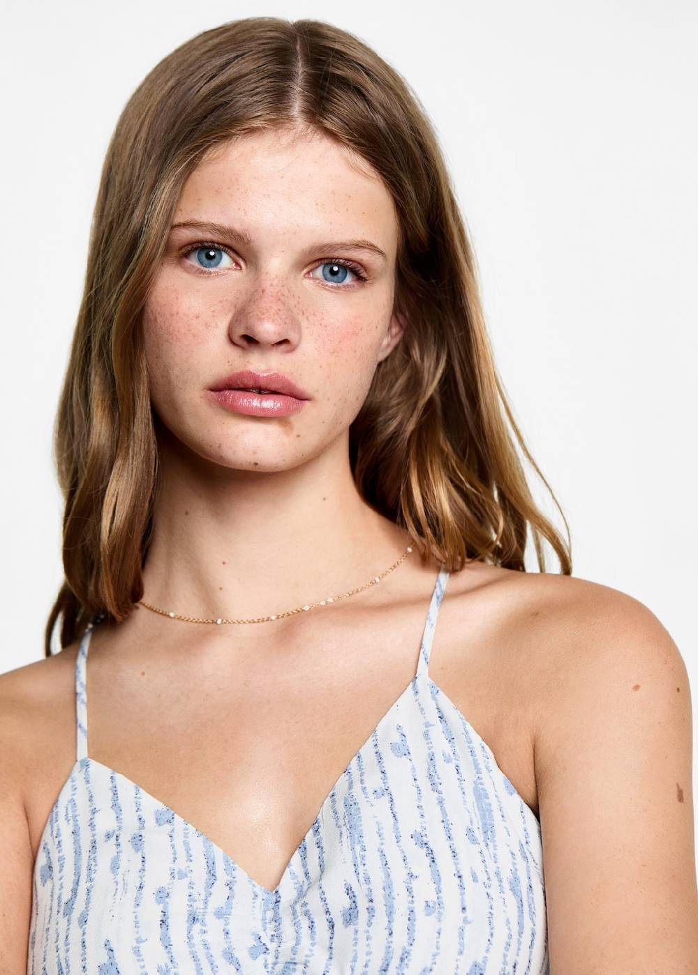 Mango Langes, bedrucktes Kleid Online