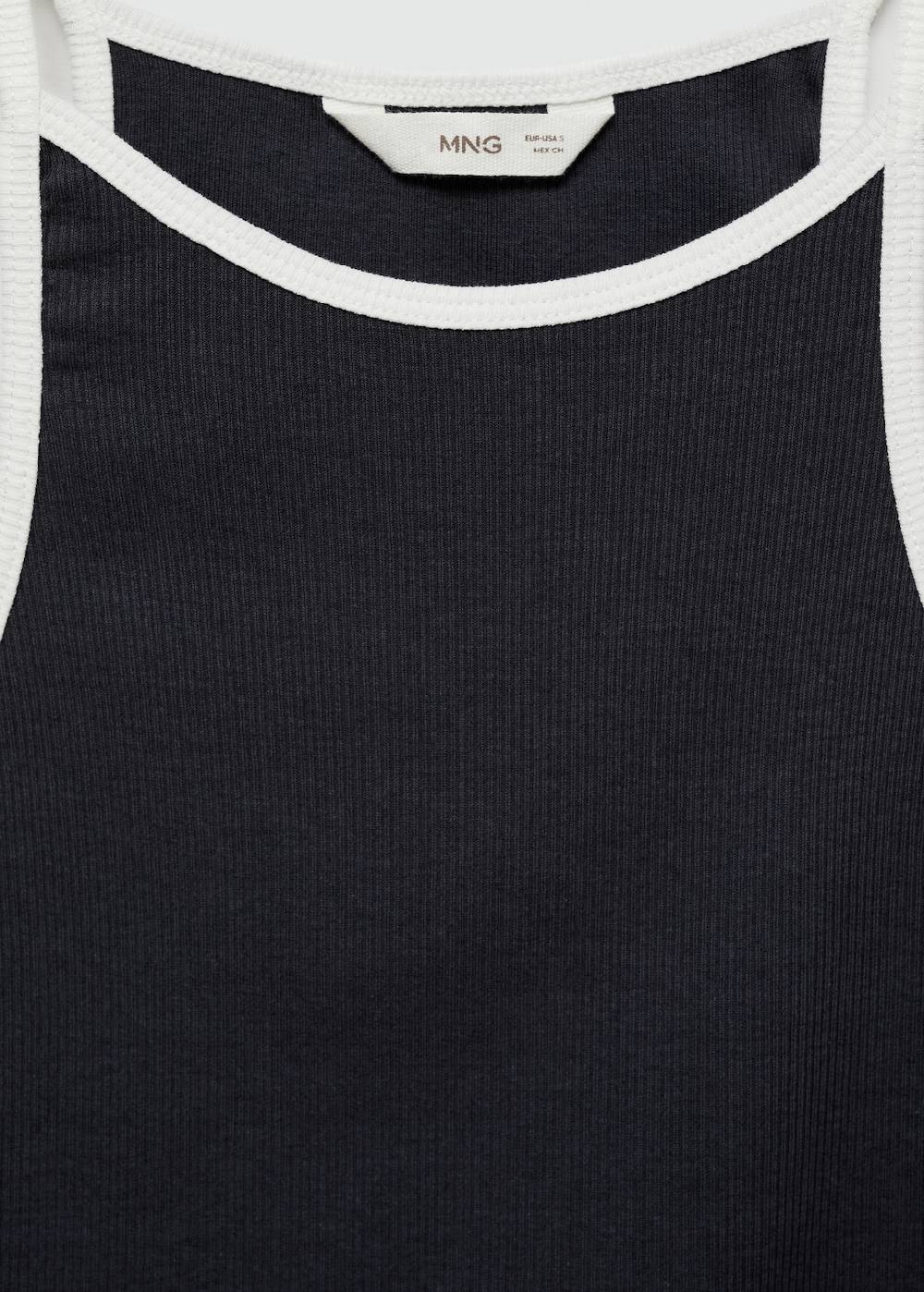Mango Trägershirt aus Baumwolle Angebote