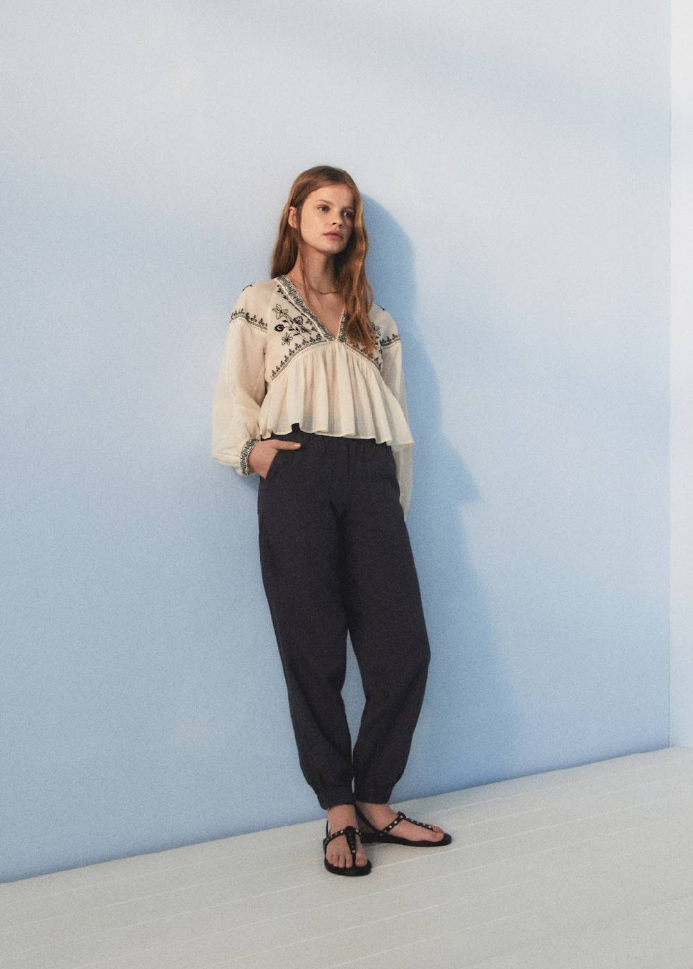 Mango Jogger-Hose aus Baumwolle Hotsell