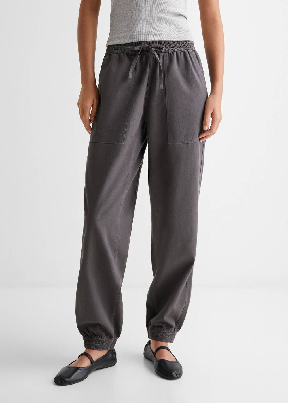 Mango Jogger-Hose aus Baumwolle Hotsell