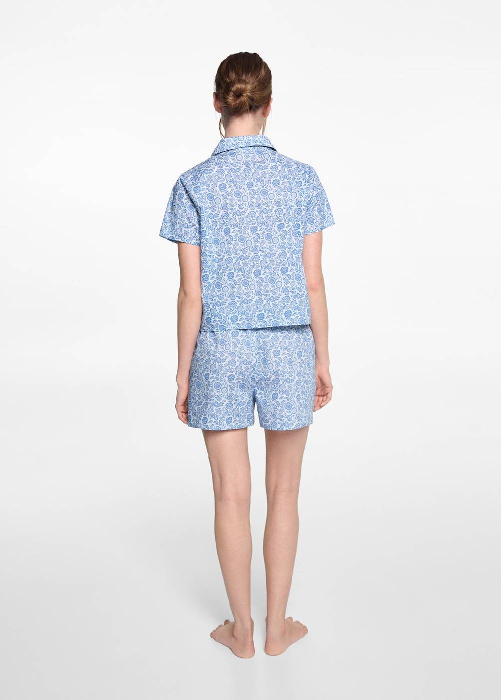 Mango Kurzer Print-Pyjama Günstiger Verkauf