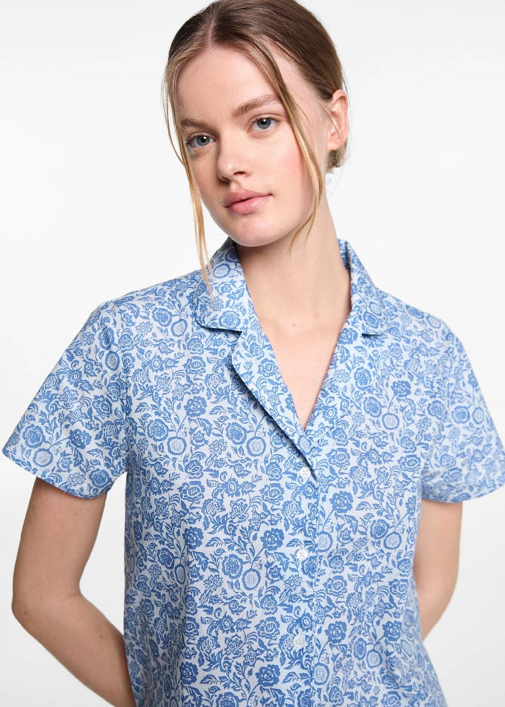 Mango Kurzer Print-Pyjama Günstiger Verkauf
