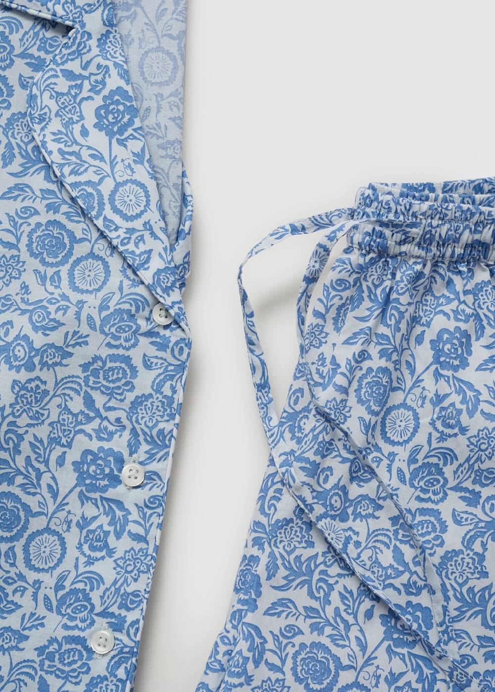 Mango Kurzer Print-Pyjama Günstiger Verkauf