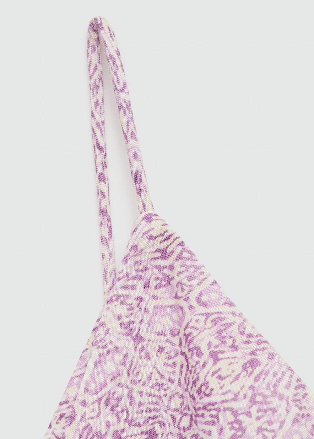 Mango Asymmetrisches Printkleid Kostenloser Versand