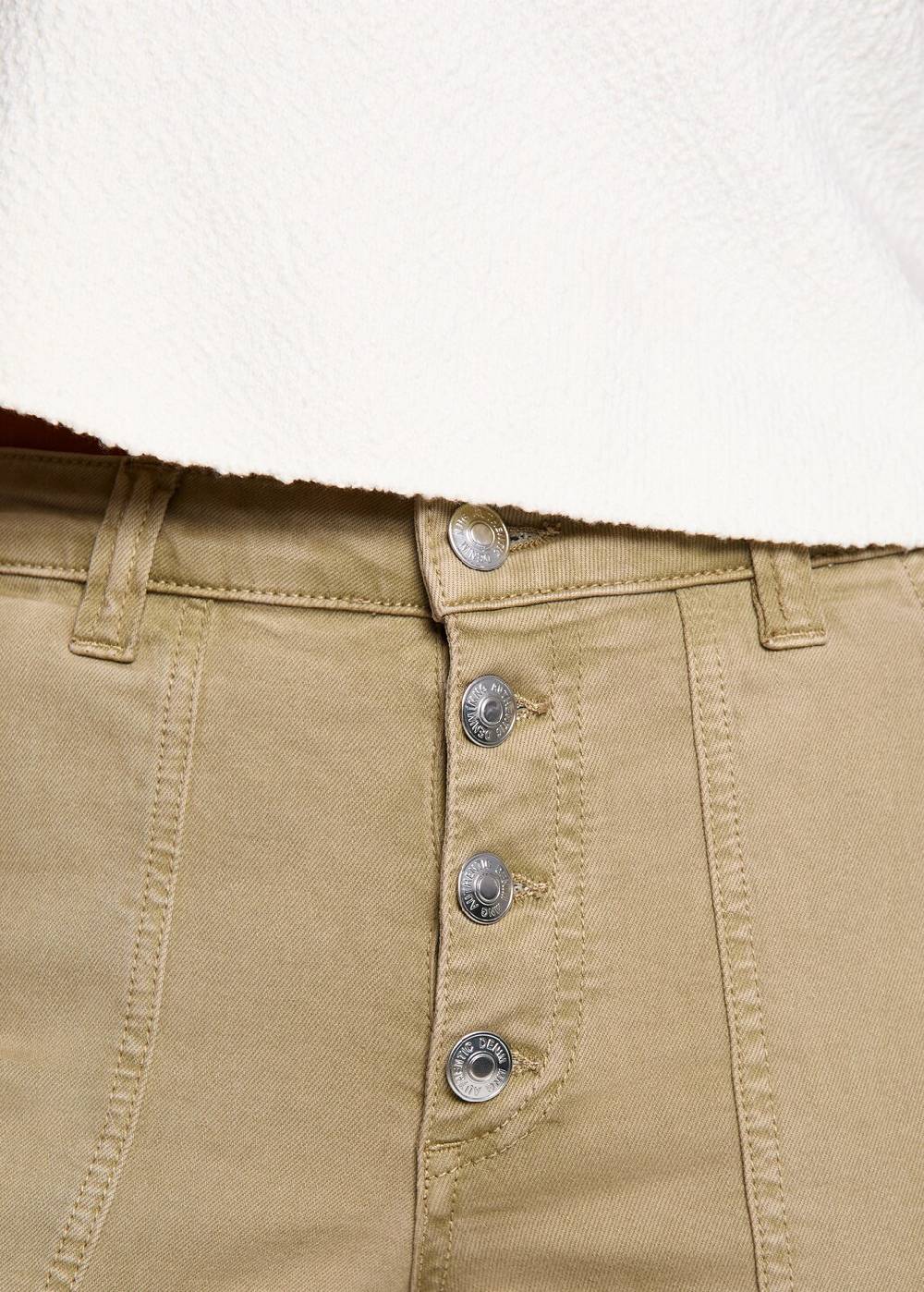 Mango Gerade Jeans mit Knöpfen Limitierter Zeitrabatt