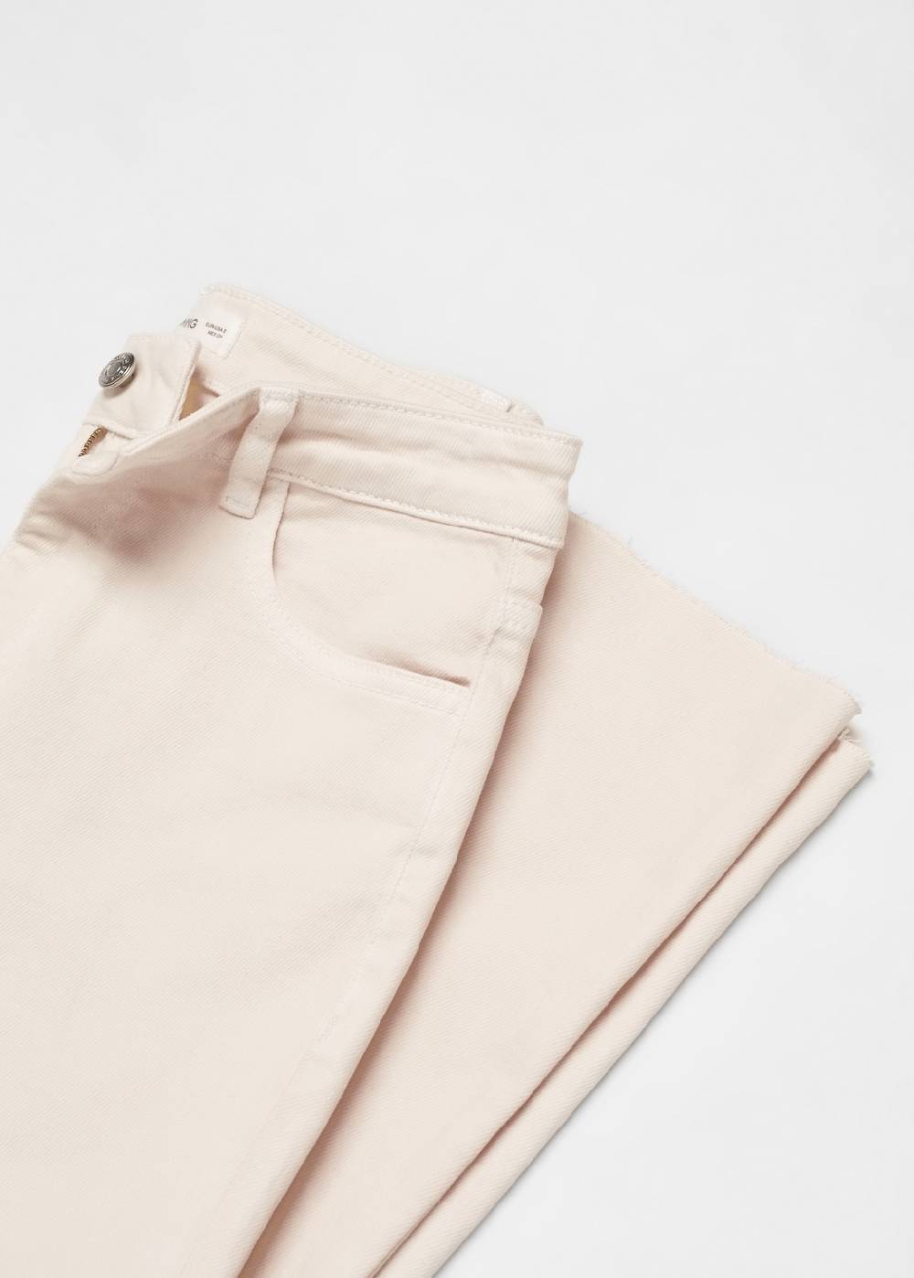 Mango Kurze Flared-Jeans Großer Ausverkauf