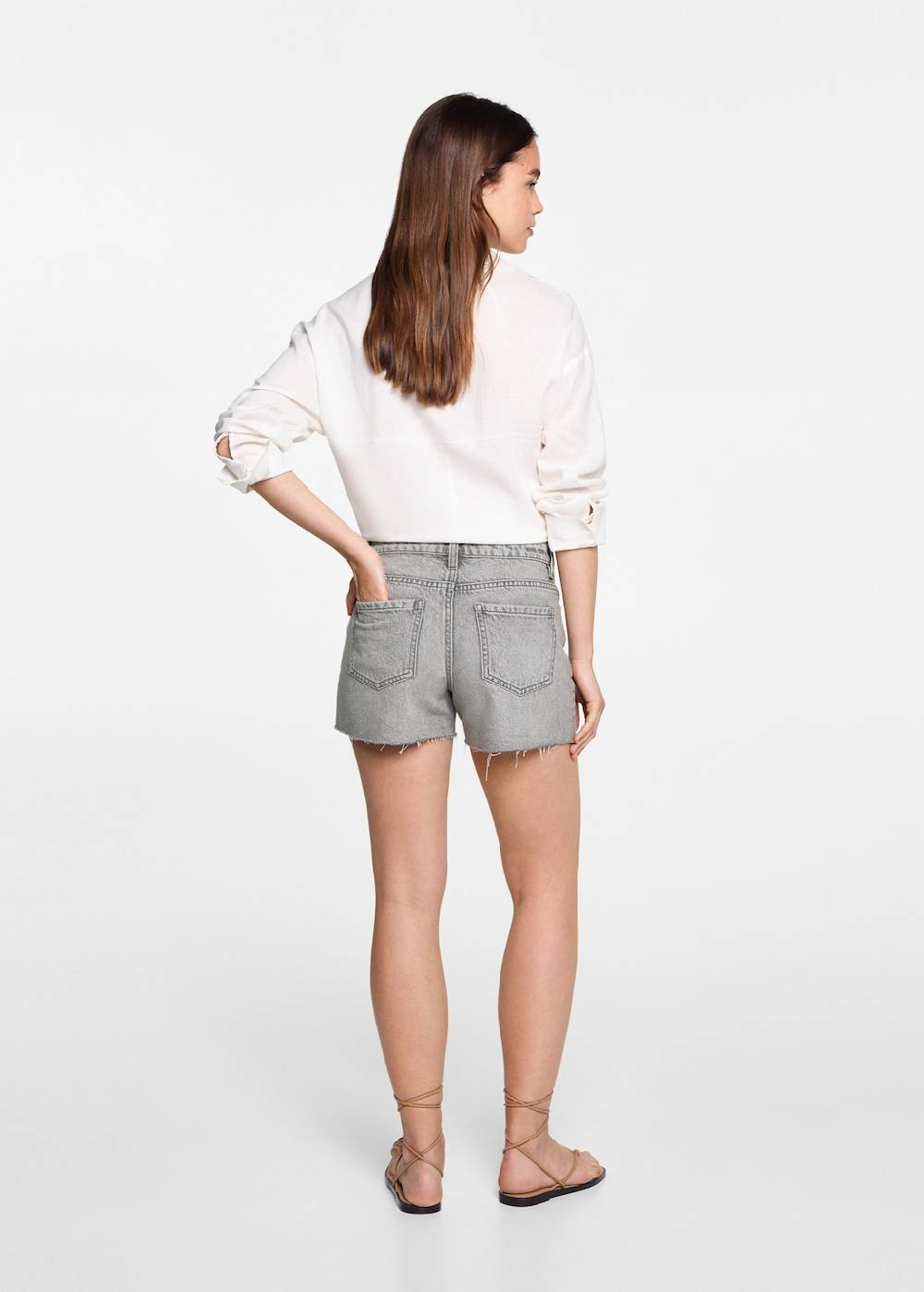 Mango Perlenbestickte Shorts Preisnachlass