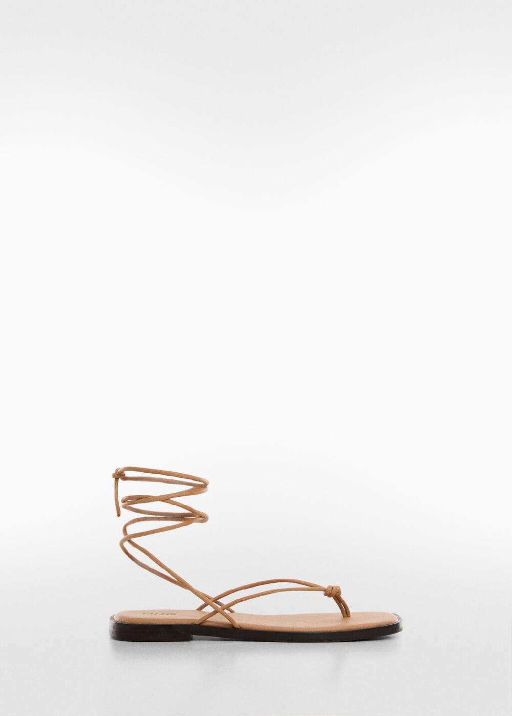 Mango Leder-Riemensandale Black Friday