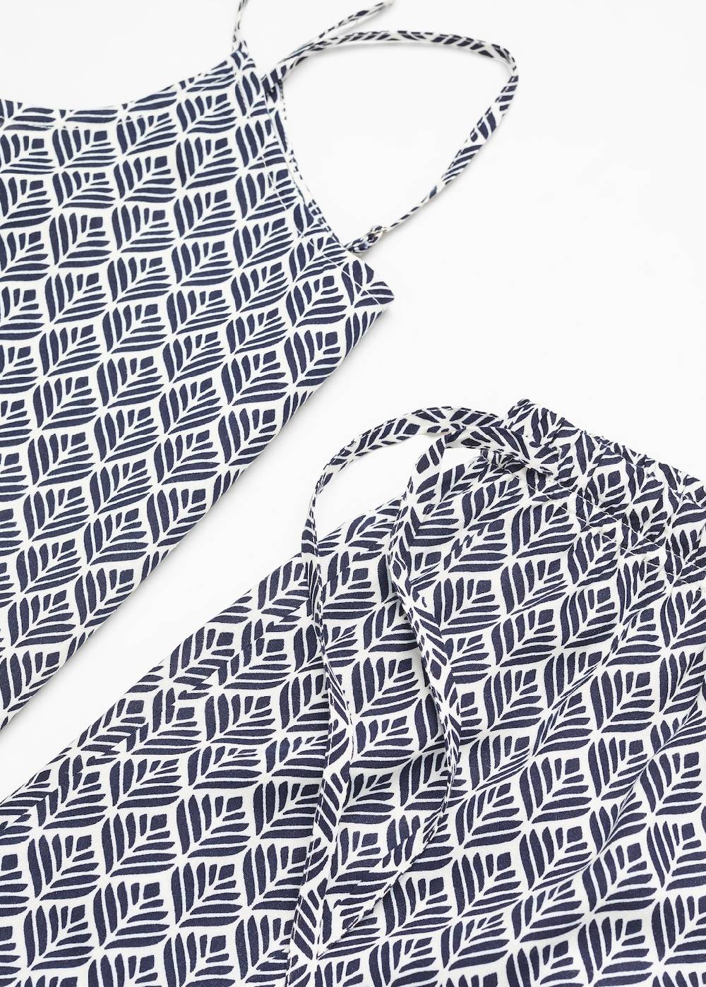 Mango Kurzer Print-Pyjama Heißer Verkauf