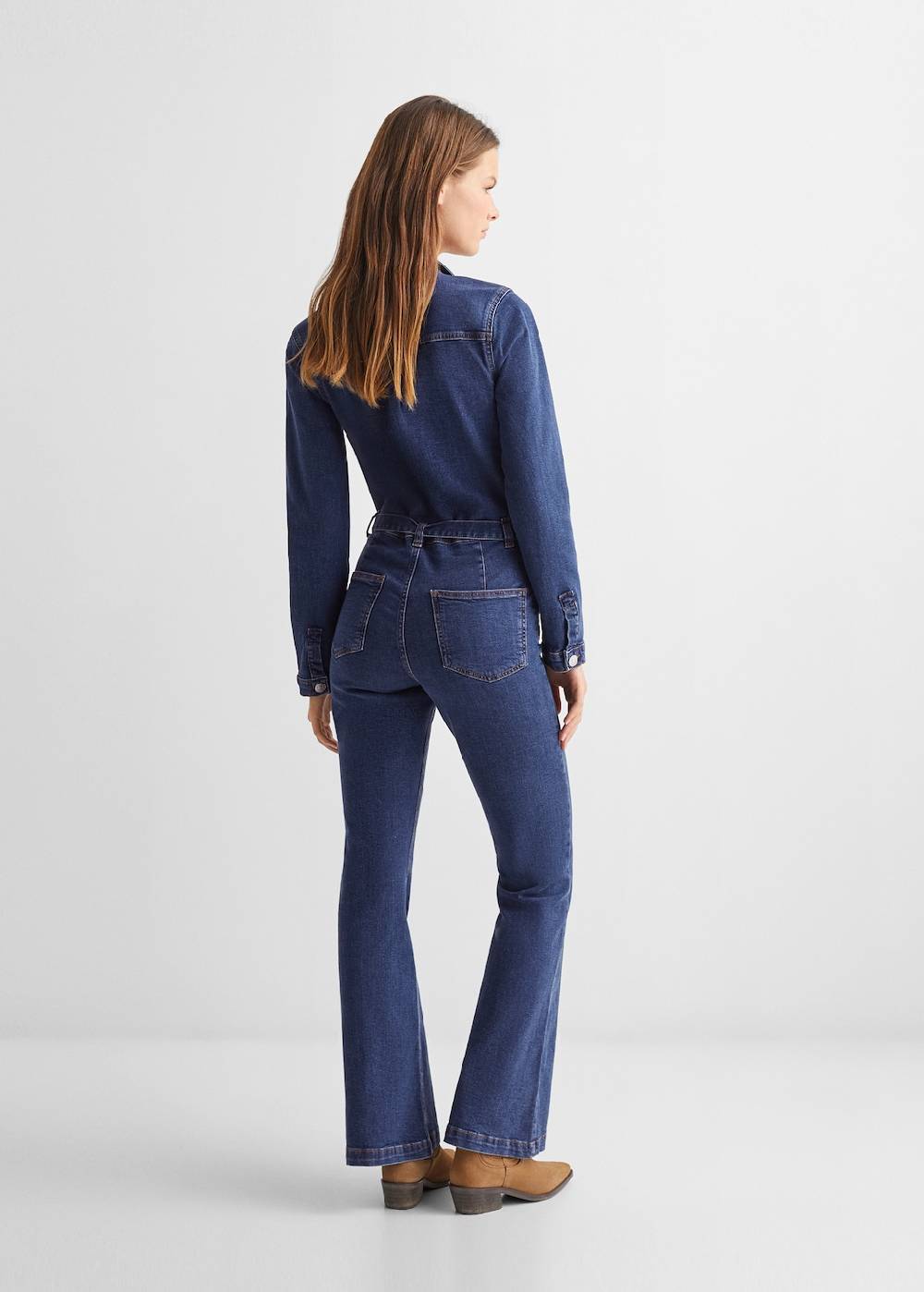 Mango Jeans-Jumpsuit mit Knöpfen Exklusive Angebote