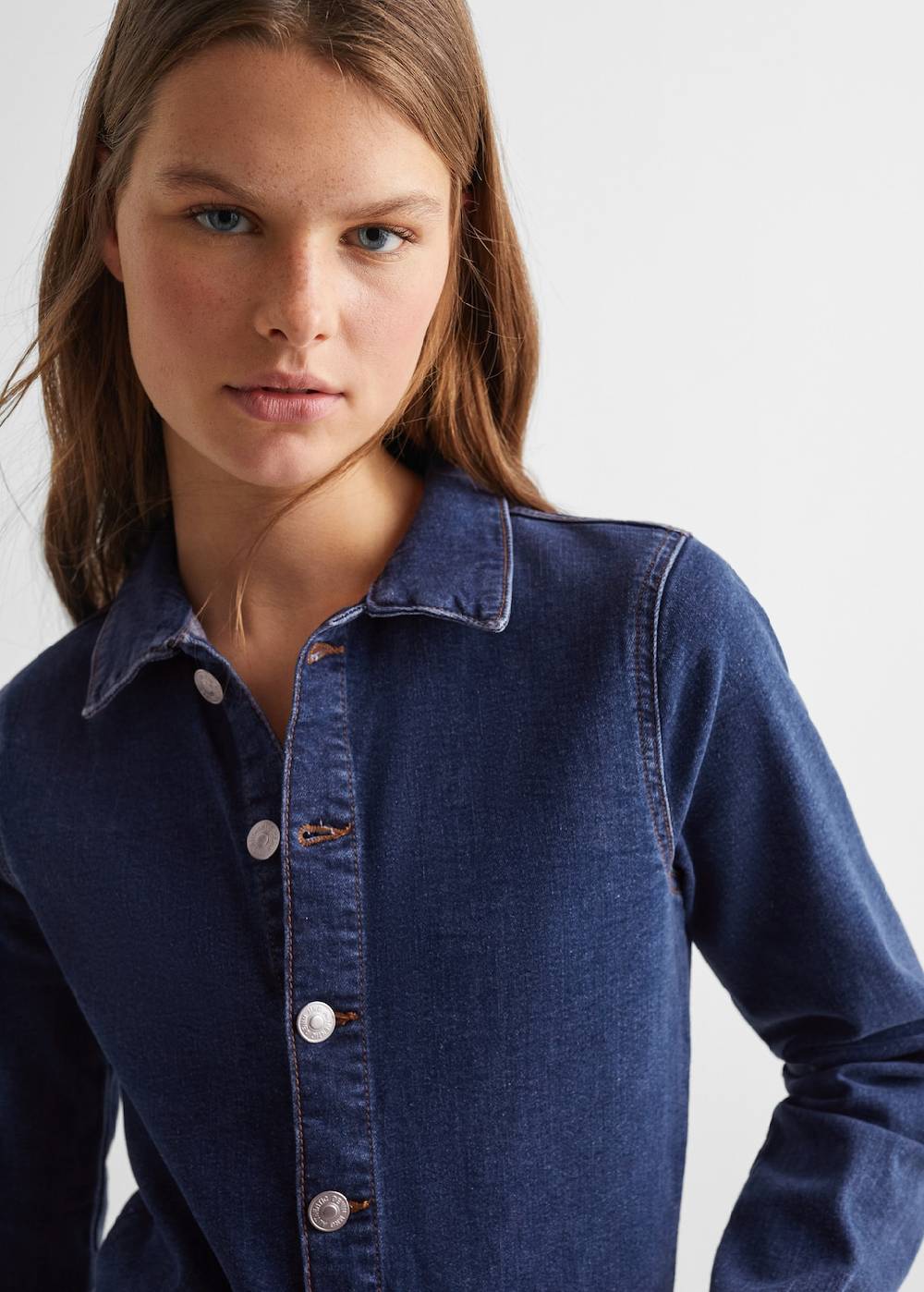 Mango Jeans-Jumpsuit mit Knöpfen Exklusive Angebote