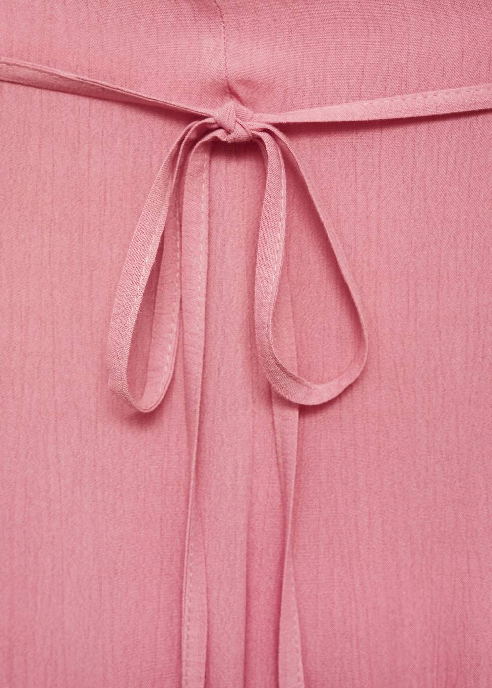 Mango Palazzo-Hose mit Schlitzen Große Rabatte