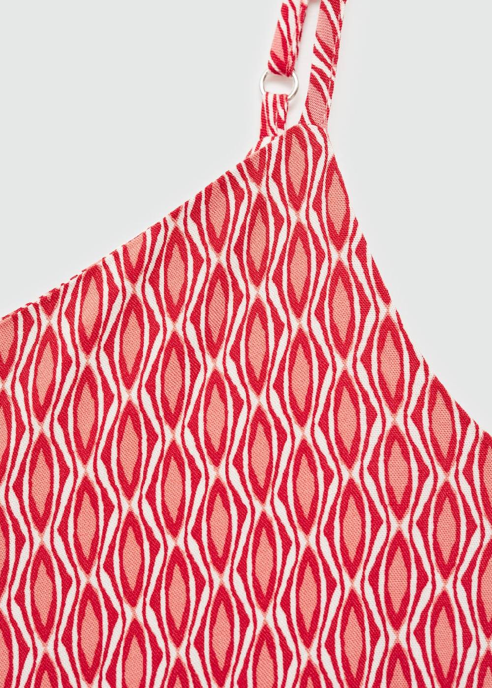 Mango Asymmetrischer Print-Jumpsuit Begrenzte Freigabe
