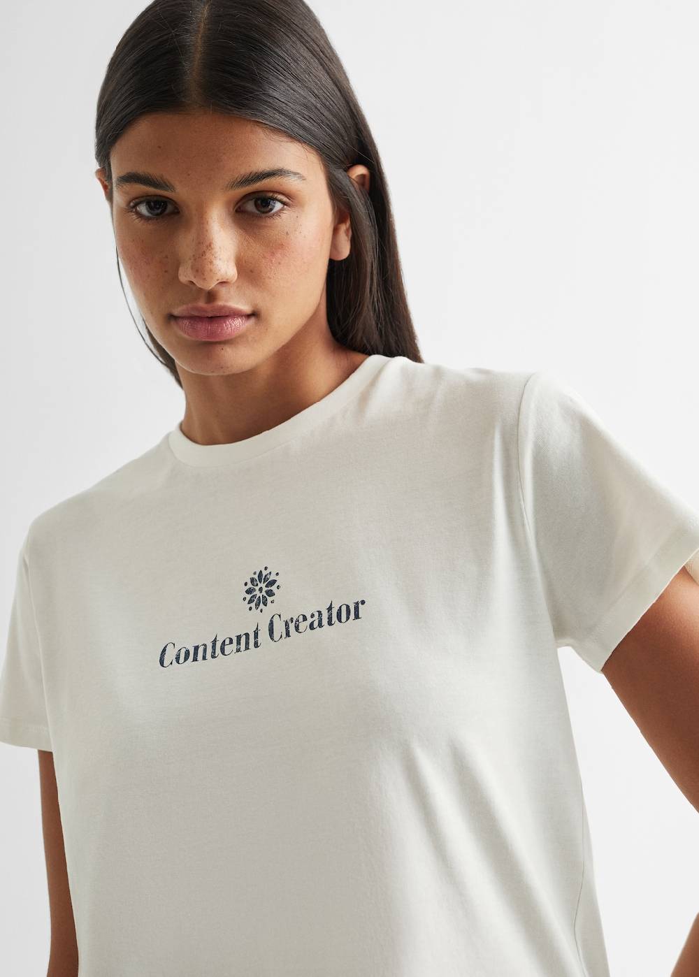 Mango T-Shirt mit Textaufdruck JETZT KAUFEN