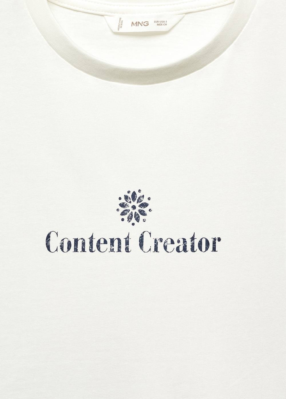 Mango T-Shirt mit Textaufdruck JETZT KAUFEN