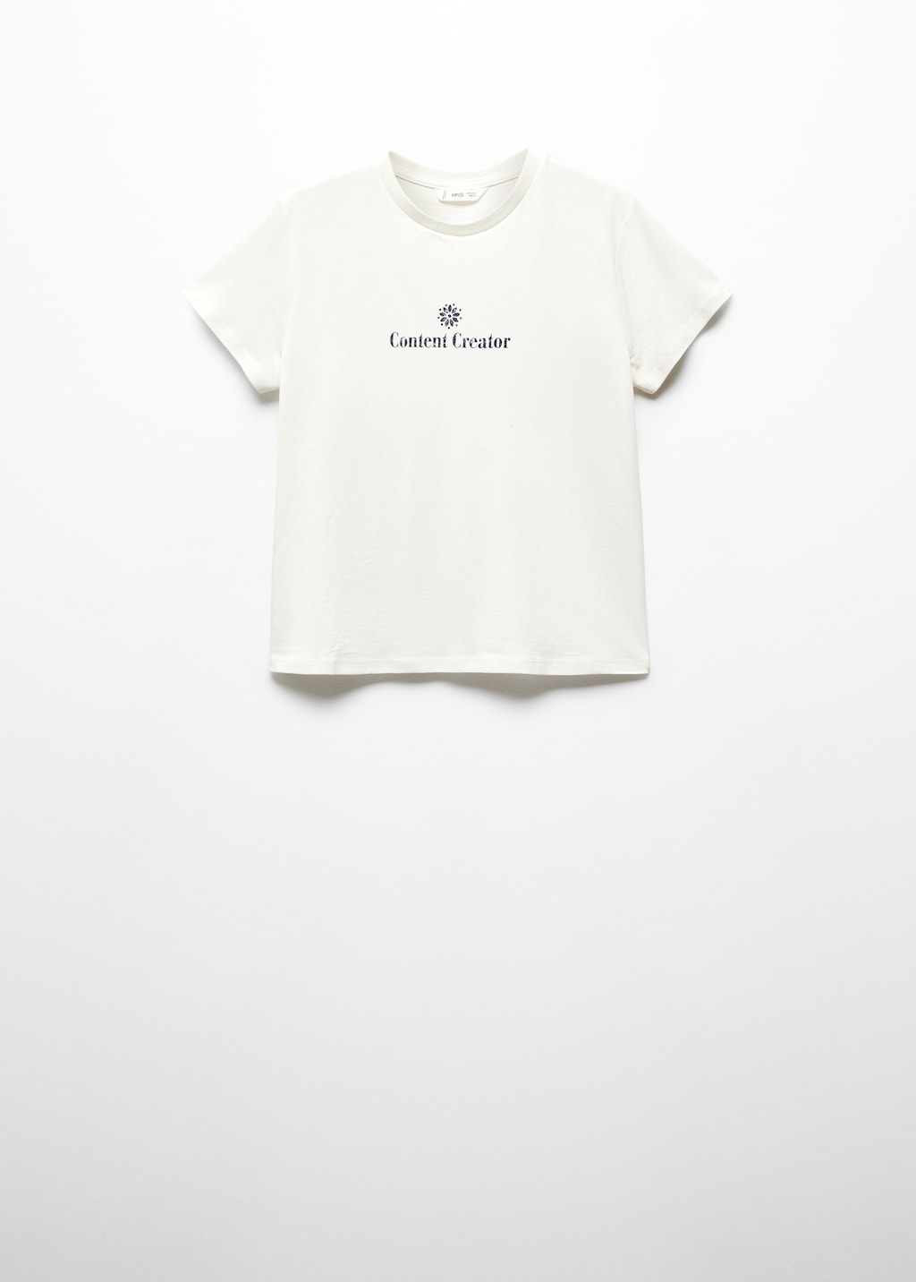 Mango T-Shirt mit Textaufdruck JETZT KAUFEN