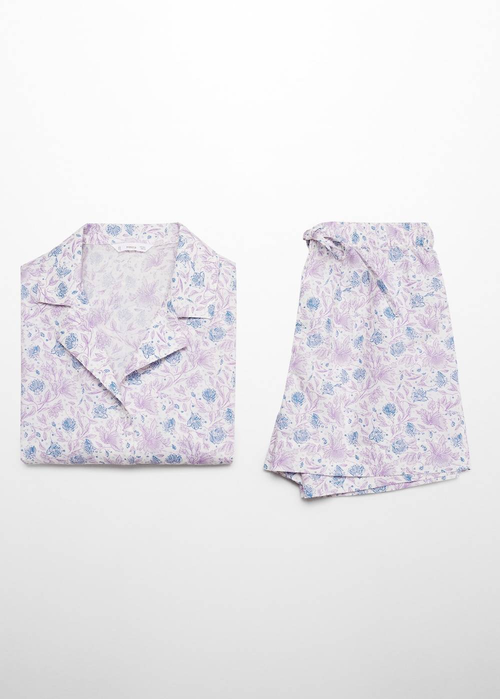 Mango Kurzer Print-Pyjama Bis zu 50% Rabatt
