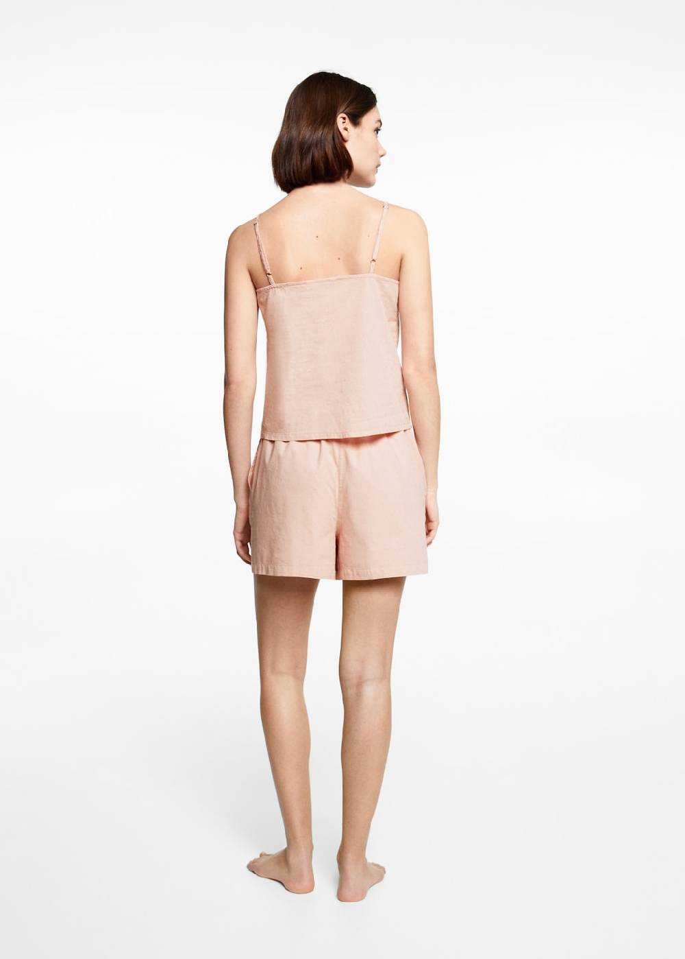 Mango Kurzer Pyjama mit Polka Dots Bis zu 60% Rabatt